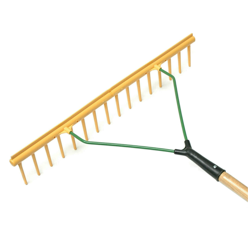 hay rake straight with edge with handle