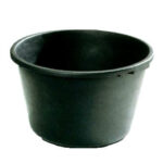 plastic tub black 65L