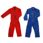 childrens coveralls red and blue