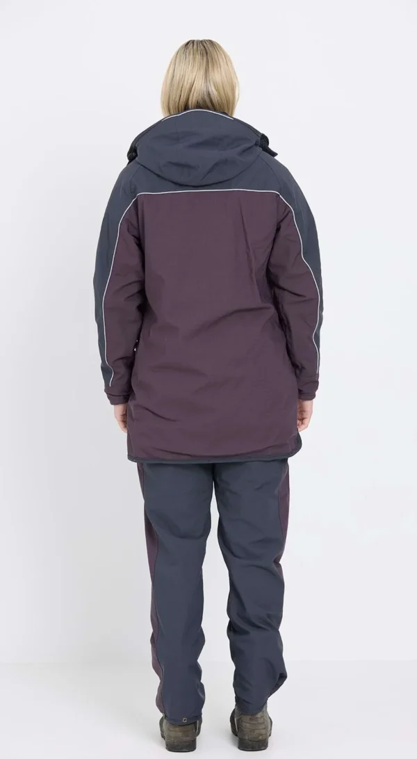 kaiwaka stormforce women's winter jacket back full view