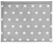 grey stars play pen mat