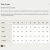 Mens Bib Size Chart